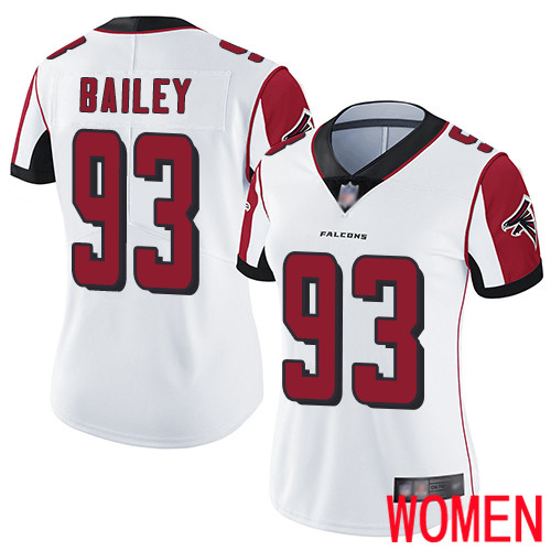 Atlanta Falcons Limited White Women Allen Bailey Road Jersey NFL Football #93 Vapor Untouchable->youth nfl jersey->Youth Jersey